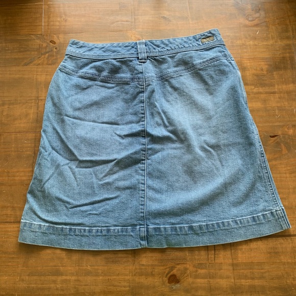 Woolrich Denim Knee Length Skirt-Blue Light Wash-Size 4 - Picture 3 of 5